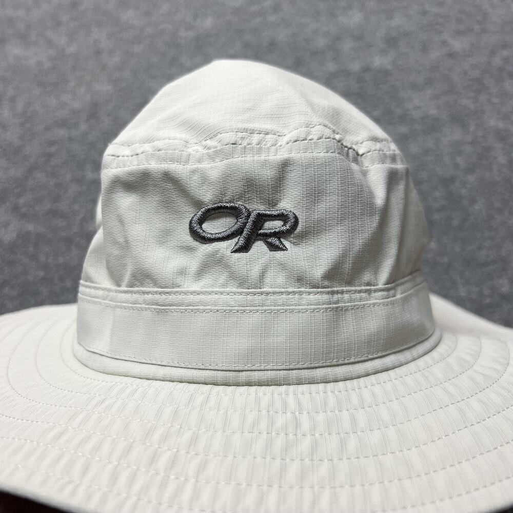 Outdoor Research Hat Boonie Fitted Mens Medium Gray Brim Sun Outdoor Hiking